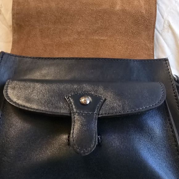 Patricia Nash Ilina Carribean Blue Embossed Blue Leather Crossbody Bag NWT - Picture 10 of 10